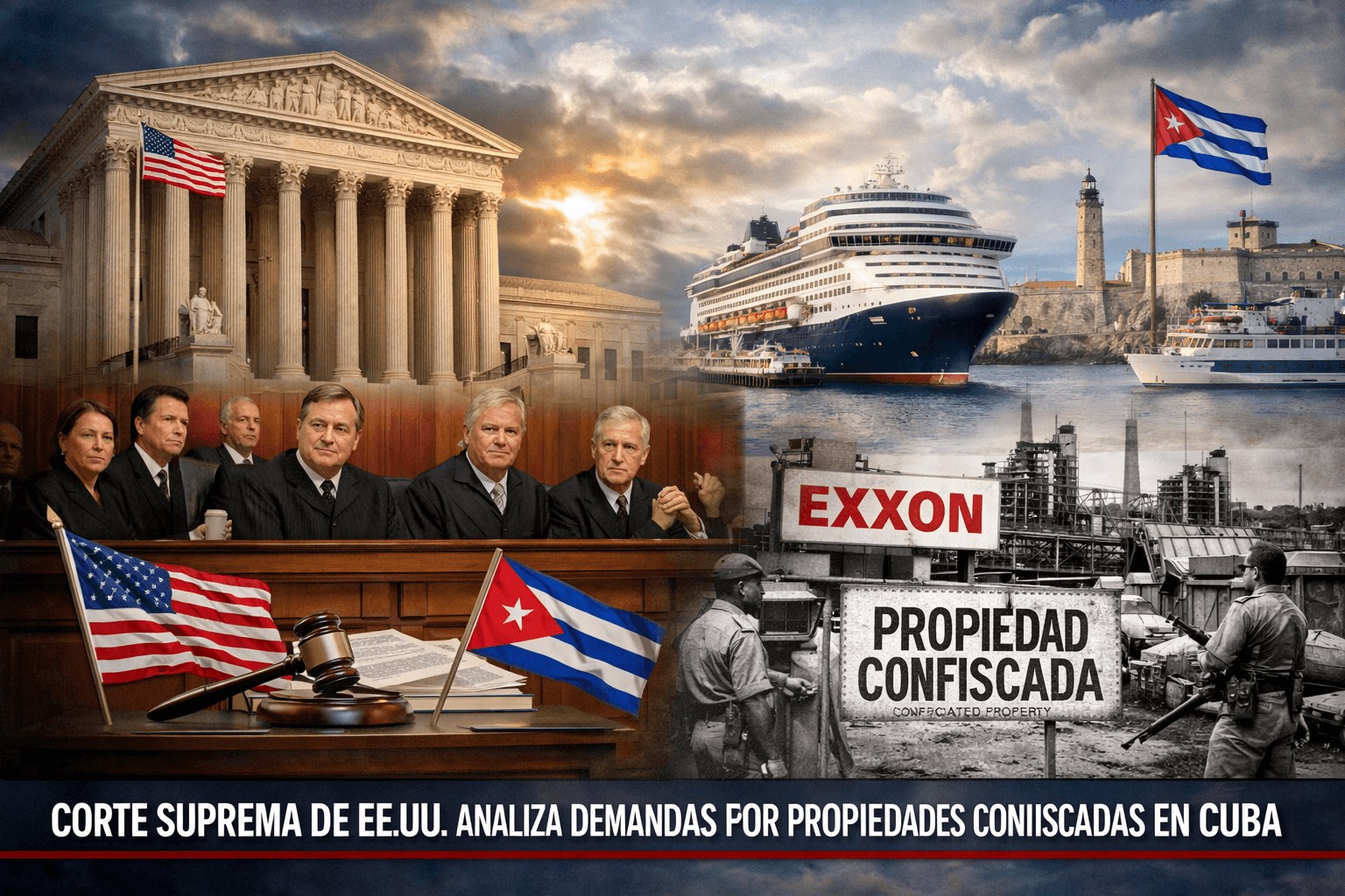 Corte Suprema de Estados Unidos analiza demandas de empresas por propiedades confiscadas en Cuba