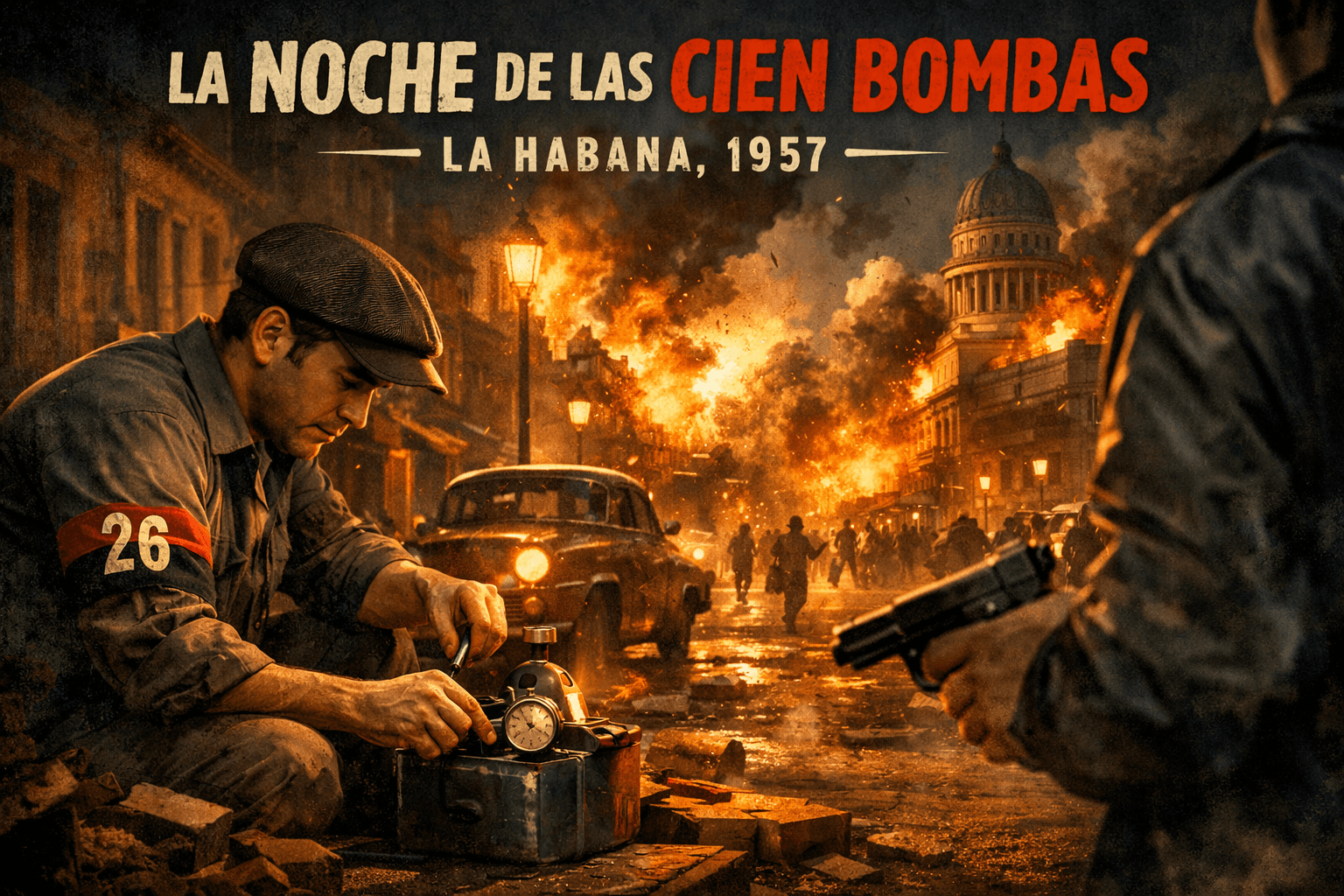 La noche de las cien bombas: cuando la violencia revolucionaria sacudió La Habana antes de 1959