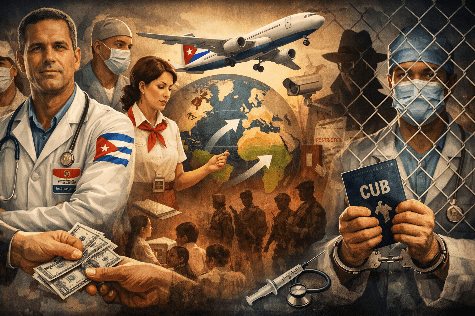 Brigadas cubanas de salud y educación