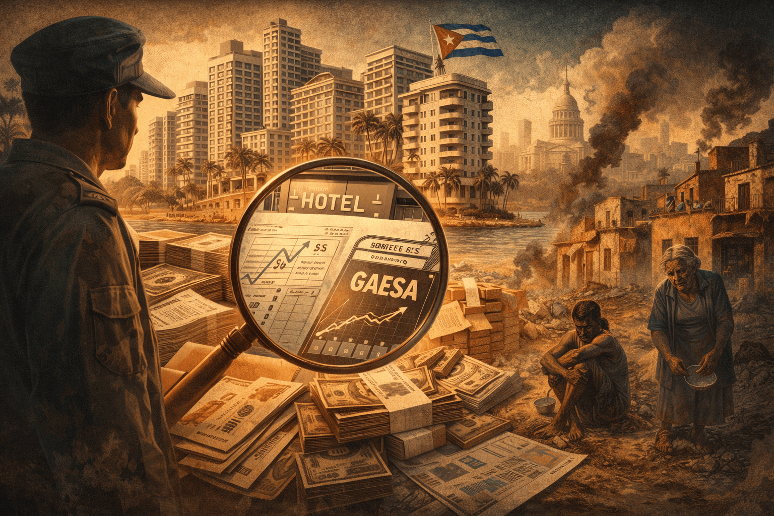 GAESA y la economía de enclave en Cuba: hoteles, divisas y concentración del poder real